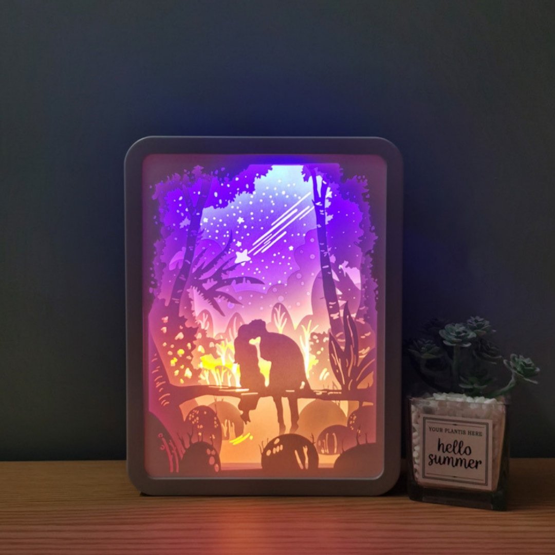 Paper Carving Lamp - Space Mesmerise - Space Gifts | Lamps | Statues | Home Decor