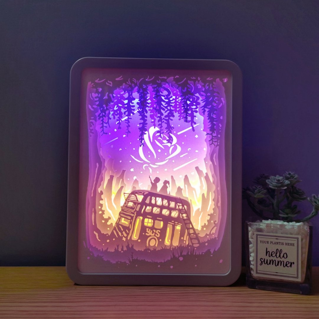 Paper Carving Lamp - Space Mesmerise - Space Gifts | Lamps | Statues | Home Decor