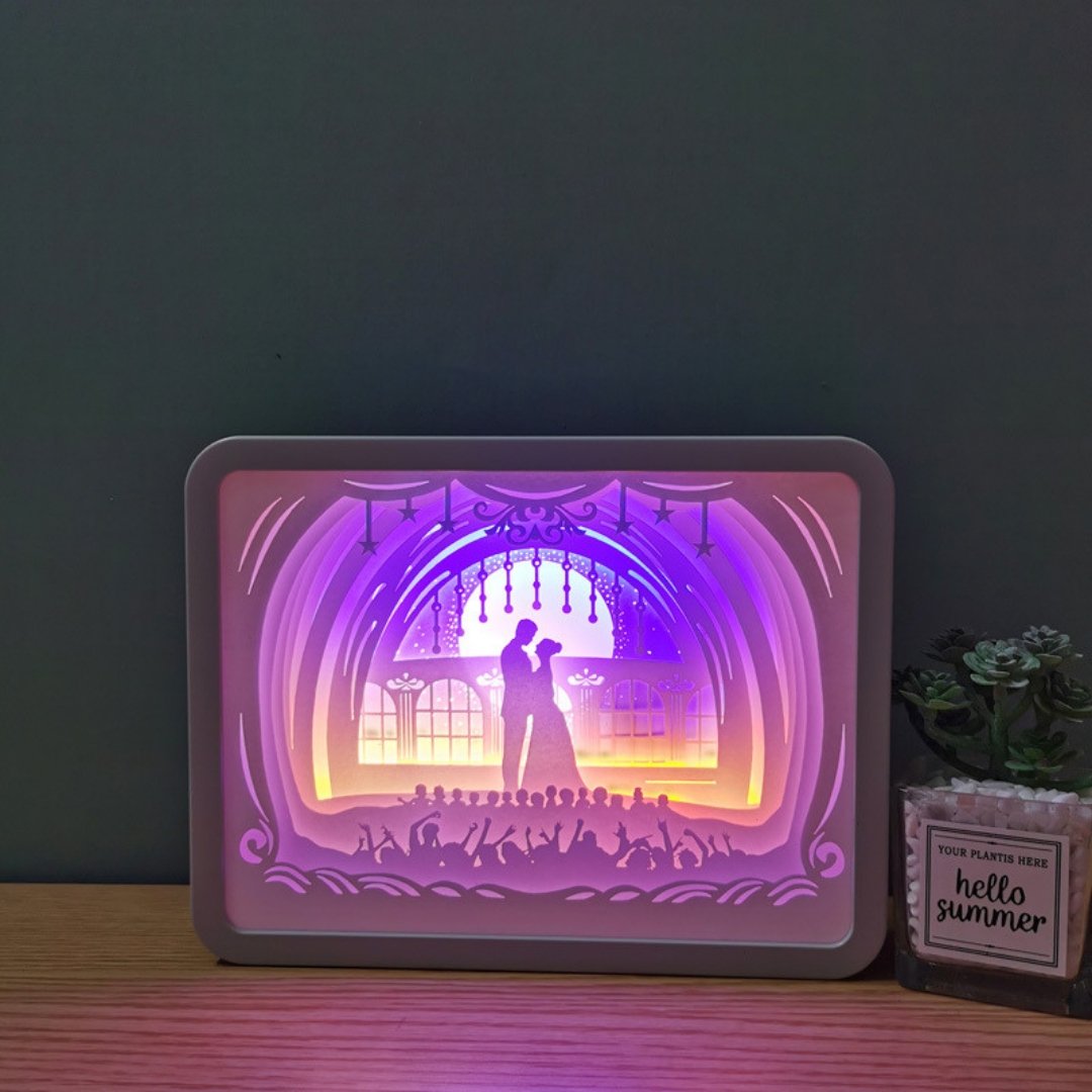 Paper Carving Lamp - Space Mesmerise - Space Gifts | Lamps | Statues | Home Decor