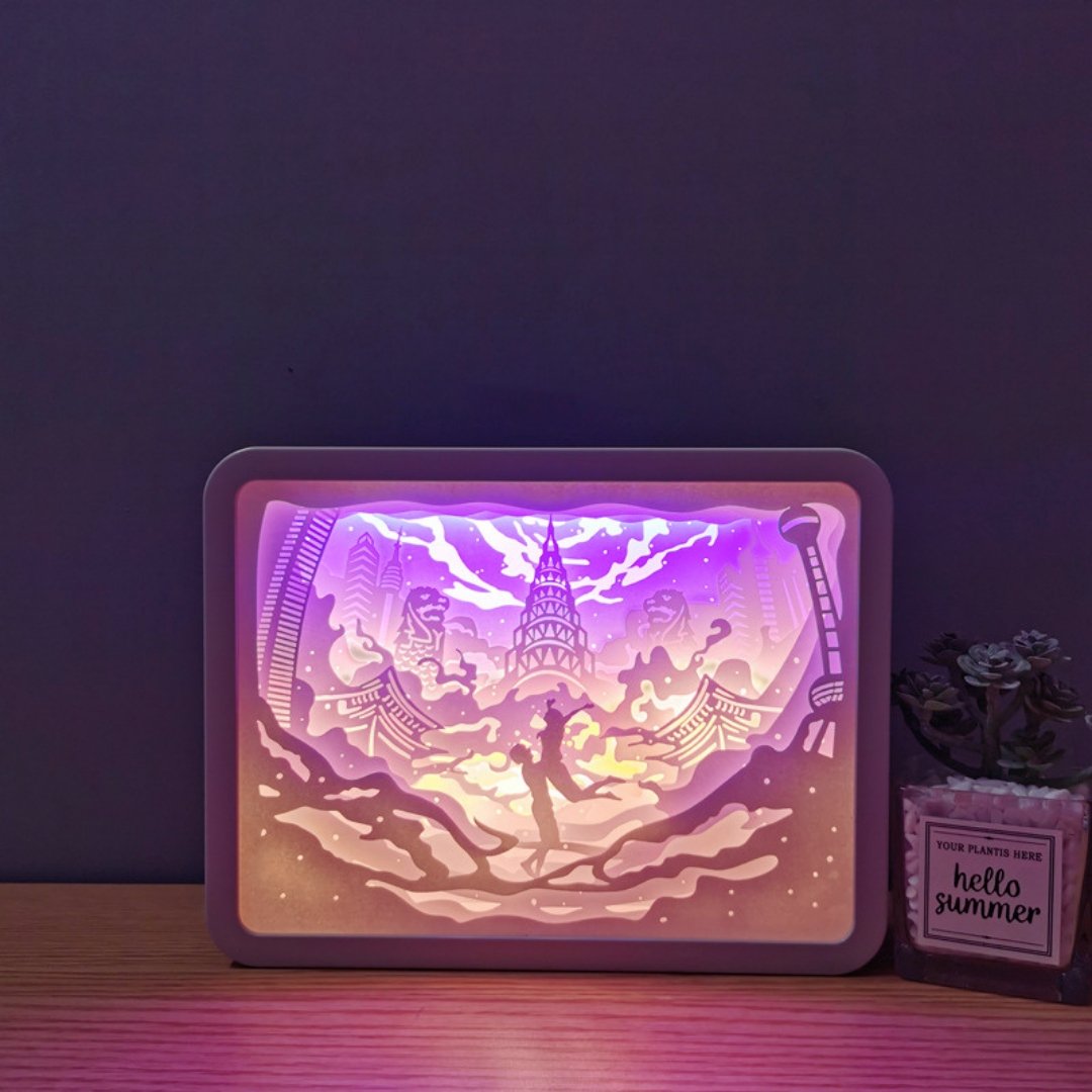Paper Carving Lamp - Space Mesmerise - Space Gifts | Lamps | Statues | Home Decor