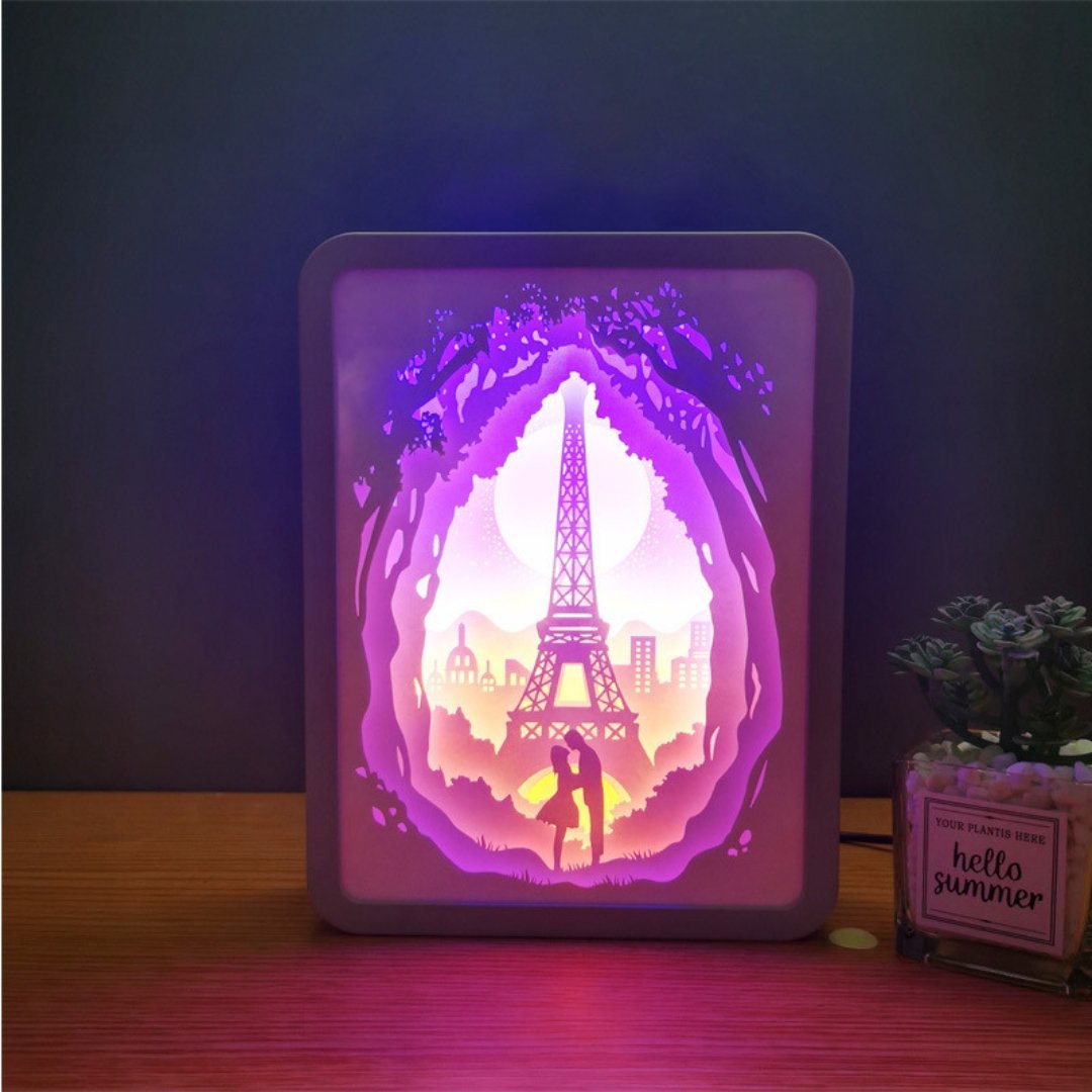 Paper Carving Lamp - Space Mesmerise - Space Gifts | Lamps | Statues | Home Decor