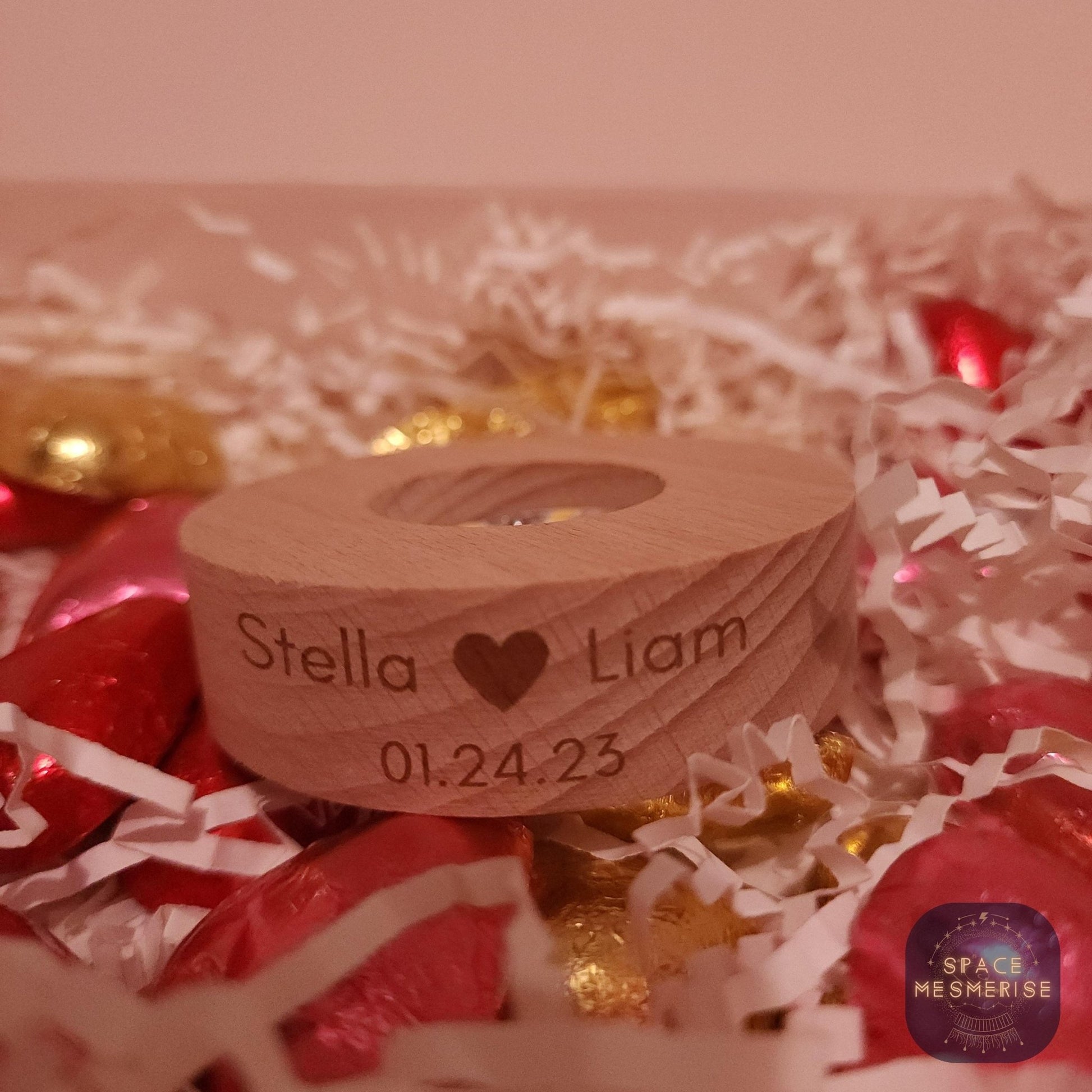 Personalized Crystal Space Lamp - Space Mesmerise - Space Gifts | Lamps | Statues | Home Decor