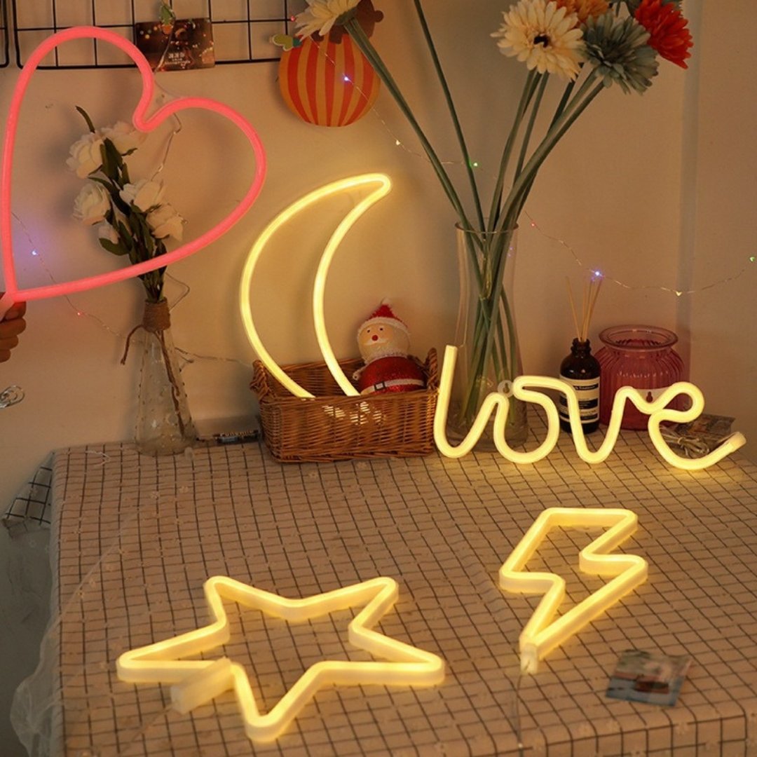 Romantic Neon Sign Lights - Space Mesmerise - Space Gifts | Lamps | Statues | Home Decor