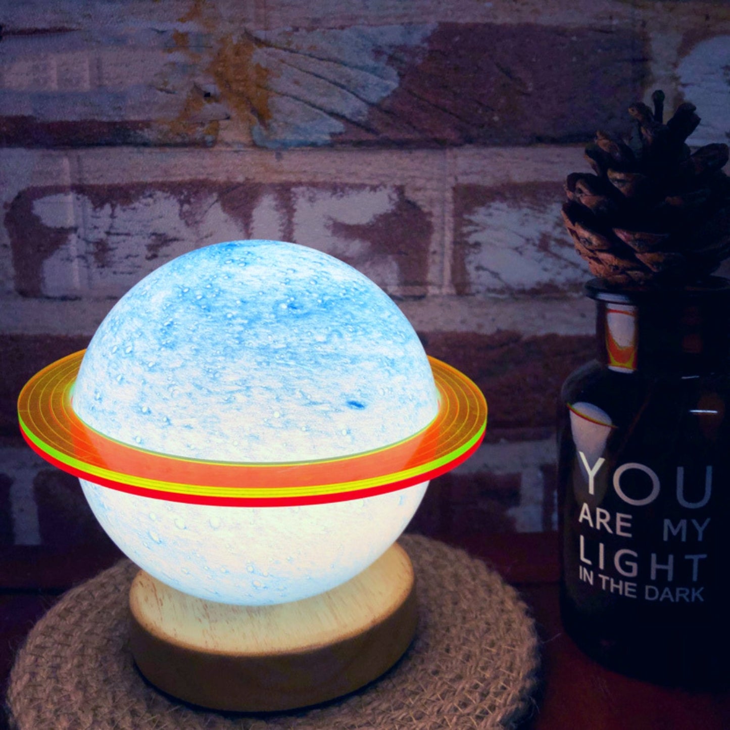 Saturn Planet Lamp - Space Mesmerise - Space Gifts | Lamps | Statues | Home Decor