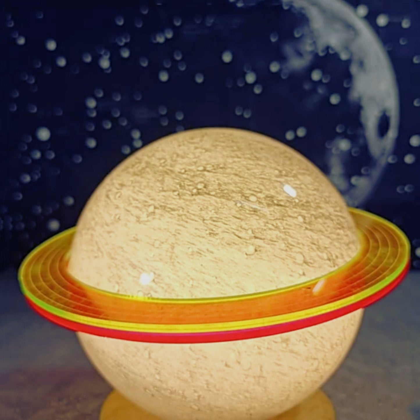 Saturn Planet Lamp - Space Mesmerise - Space Gifts | Lamps | Statues | Home Decor