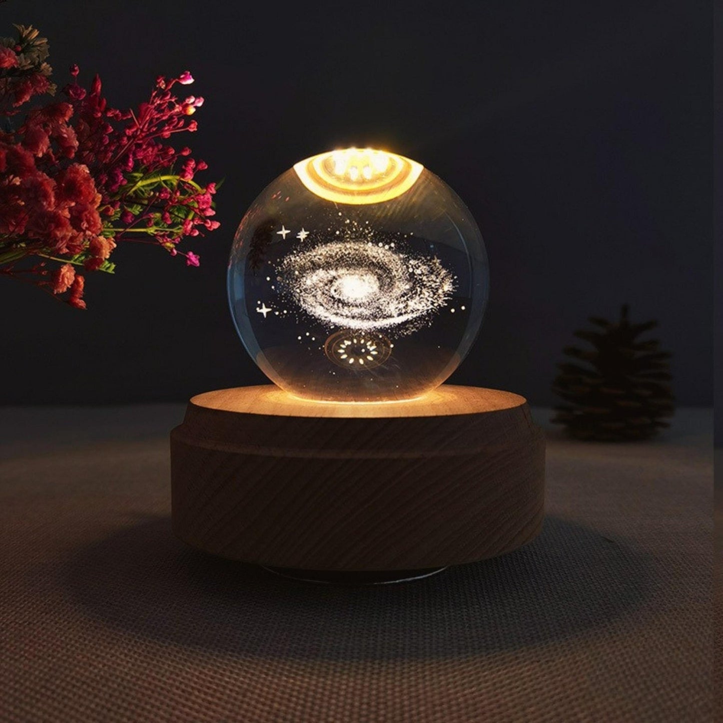 Space Crystal Lamp and Music Box - Space Mesmerise - Space Gifts | Lamps | Statues | Home Decor