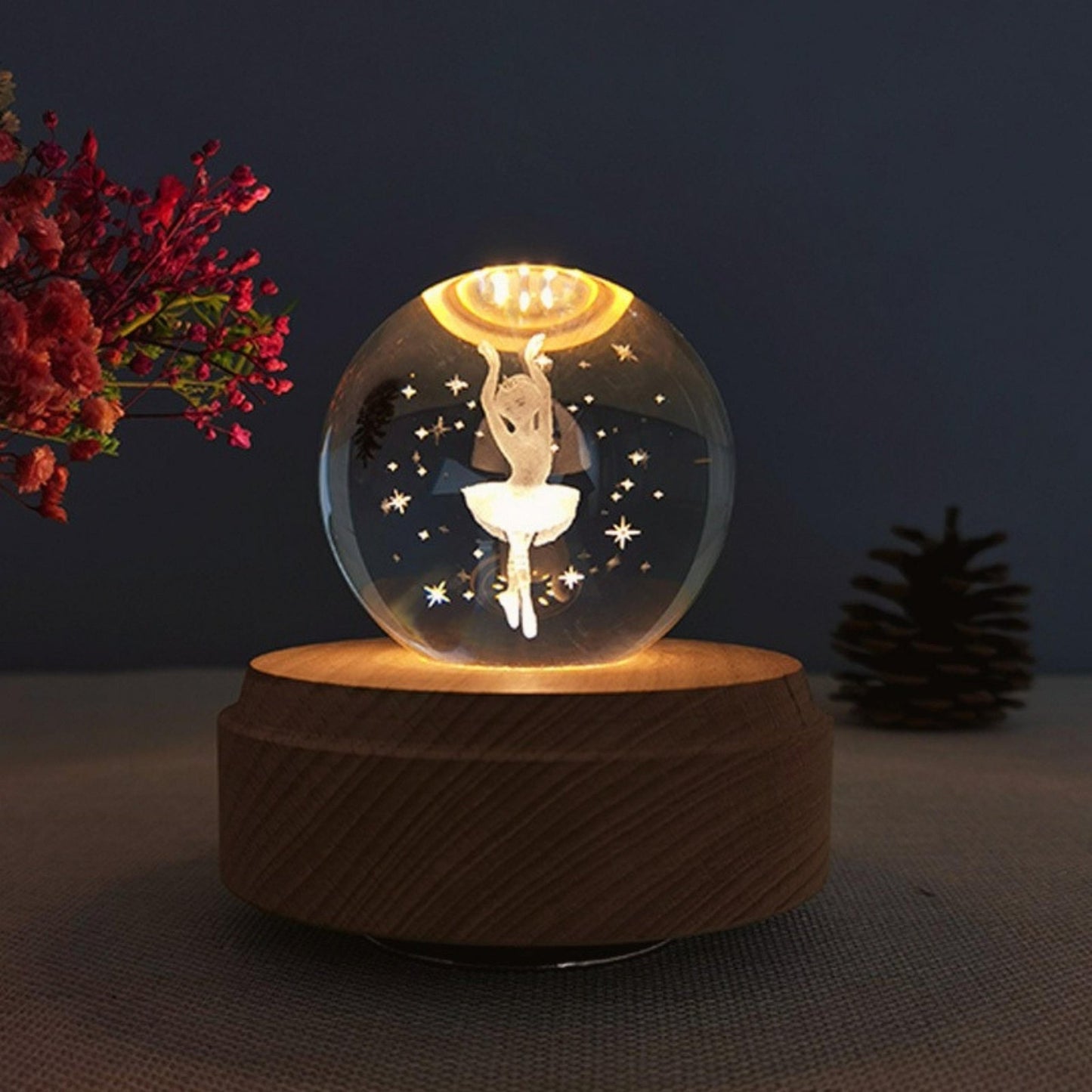 Space Crystal Lamp and Music Box - Space Mesmerise - Space Gifts | Lamps | Statues | Home Decor