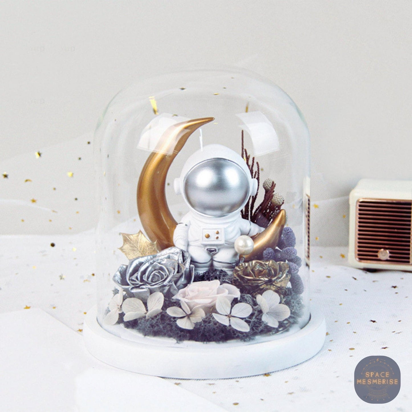 Space Themed Eternal Roses - Space Mesmerise - Space Gifts | Lamps | Statues | Home Decor
