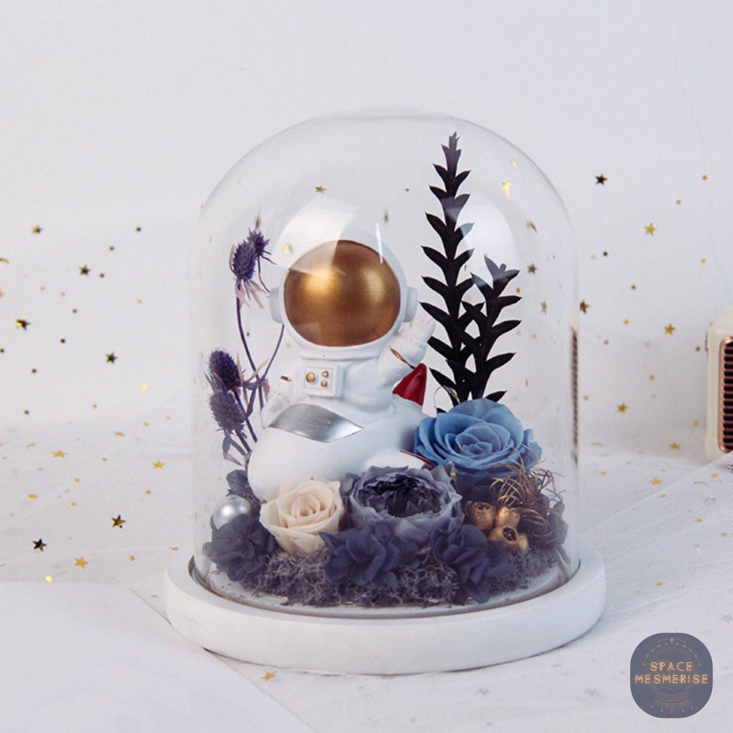 Space Themed Eternal Roses - Space Mesmerise - Space Gifts | Lamps | Statues | Home Decor