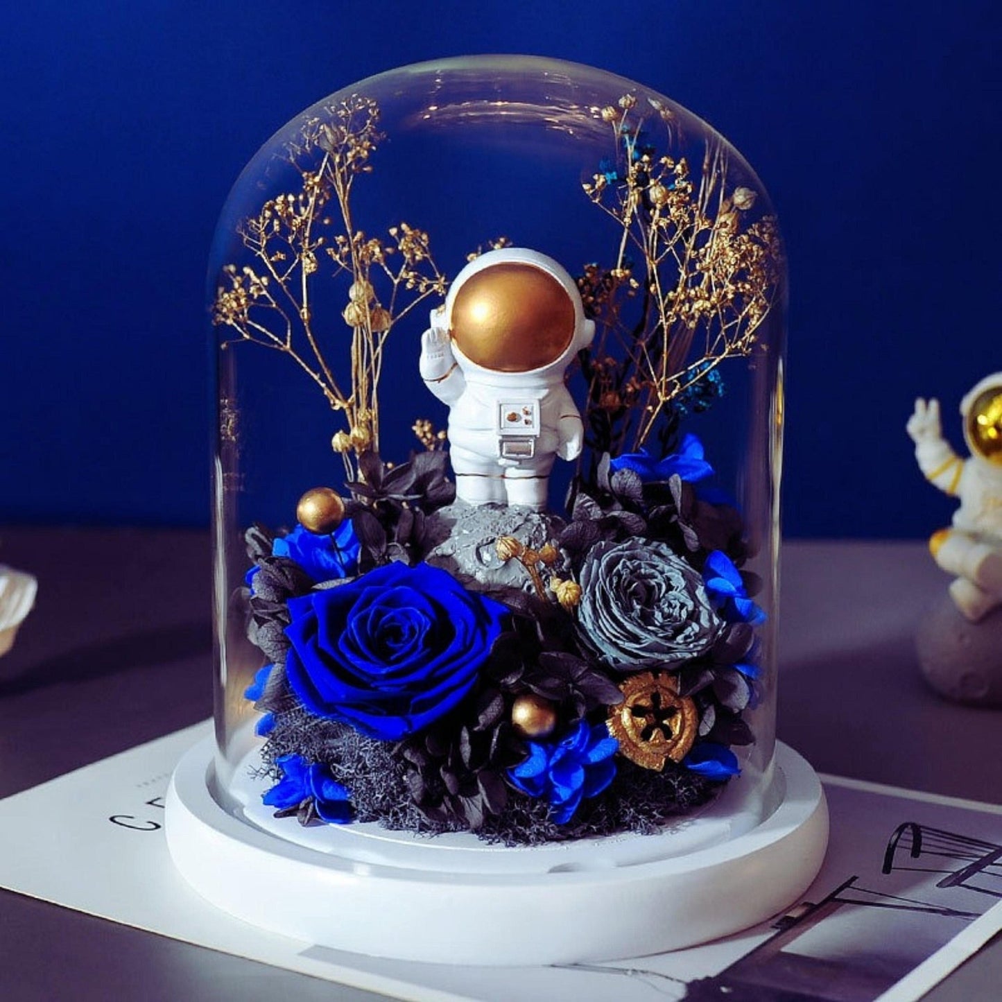 Space Themed Eternal Roses - Space Mesmerise - Space Gifts | Lamps | Statues | Home Decor
