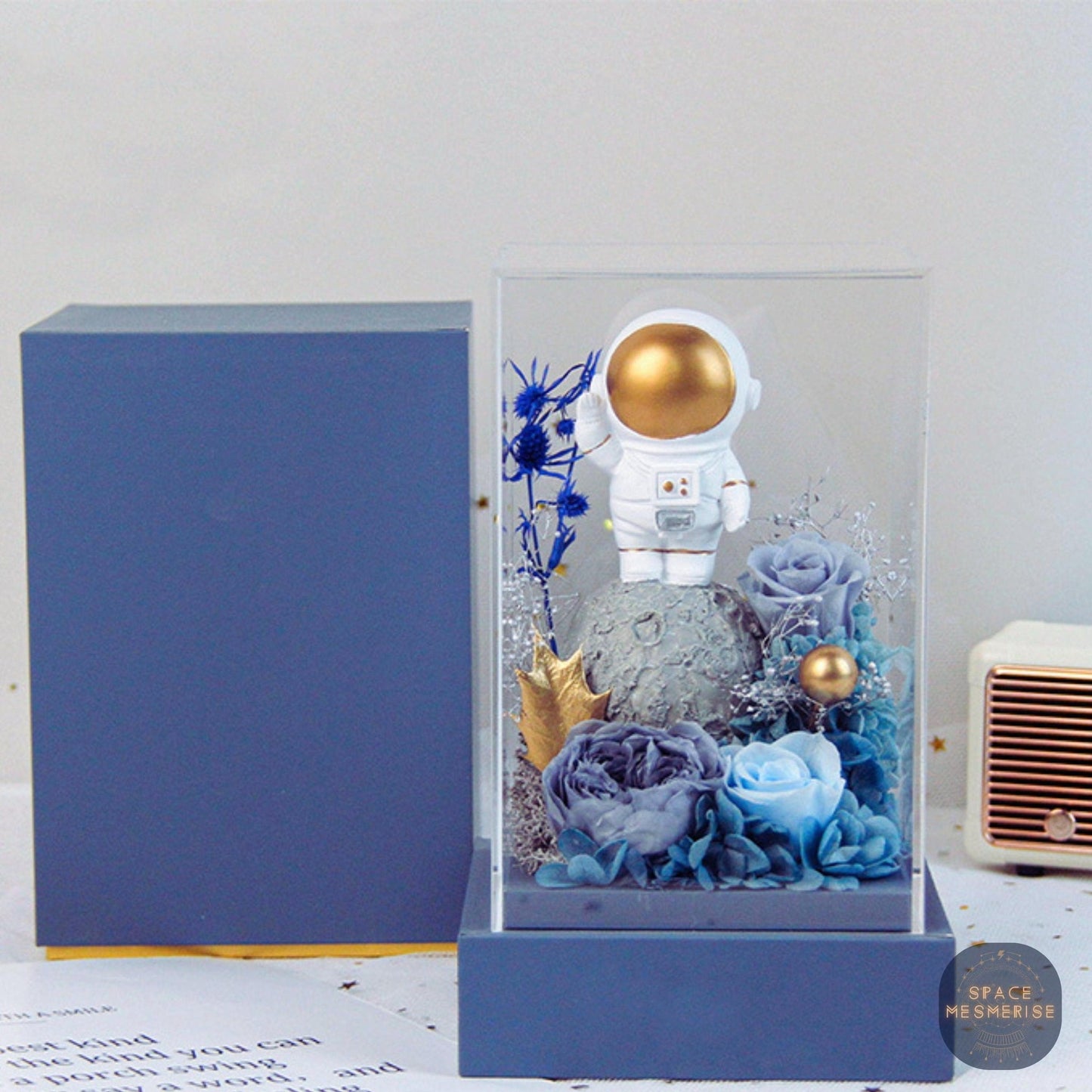 Space Themed Eternal Roses - Space Mesmerise - Space Gifts | Lamps | Statues | Home Decor