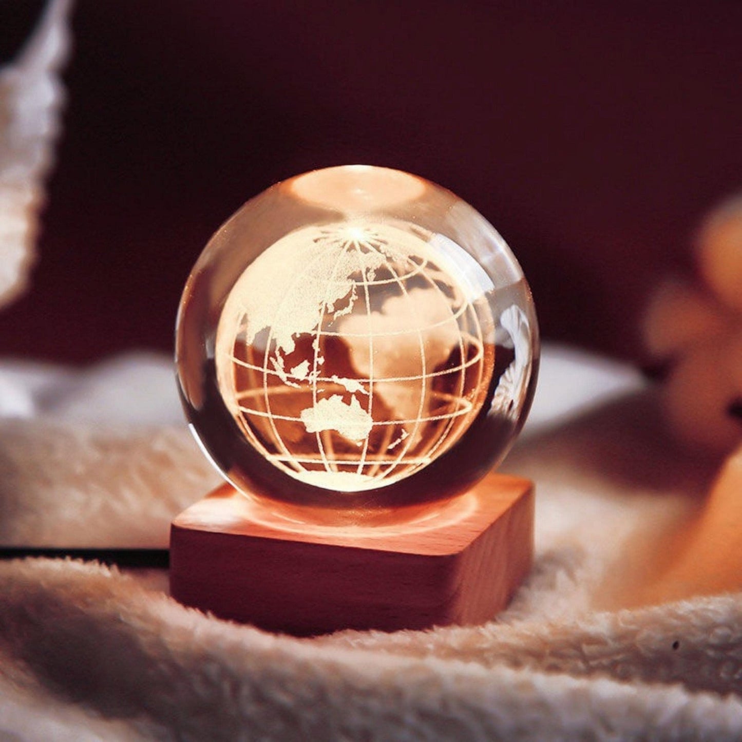 Star Explorer Crystal Lamp Globe - Space Mesmerise - Space Gifts | Lamps | Statues | Home Decor