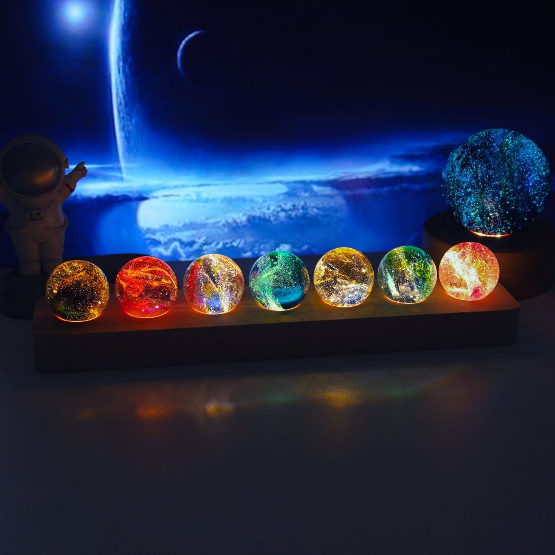 Starry Cosmic Gift Set (Set of 7) - Space Mesmerise - Space Gifts | Lamps | Statues | Home Decor