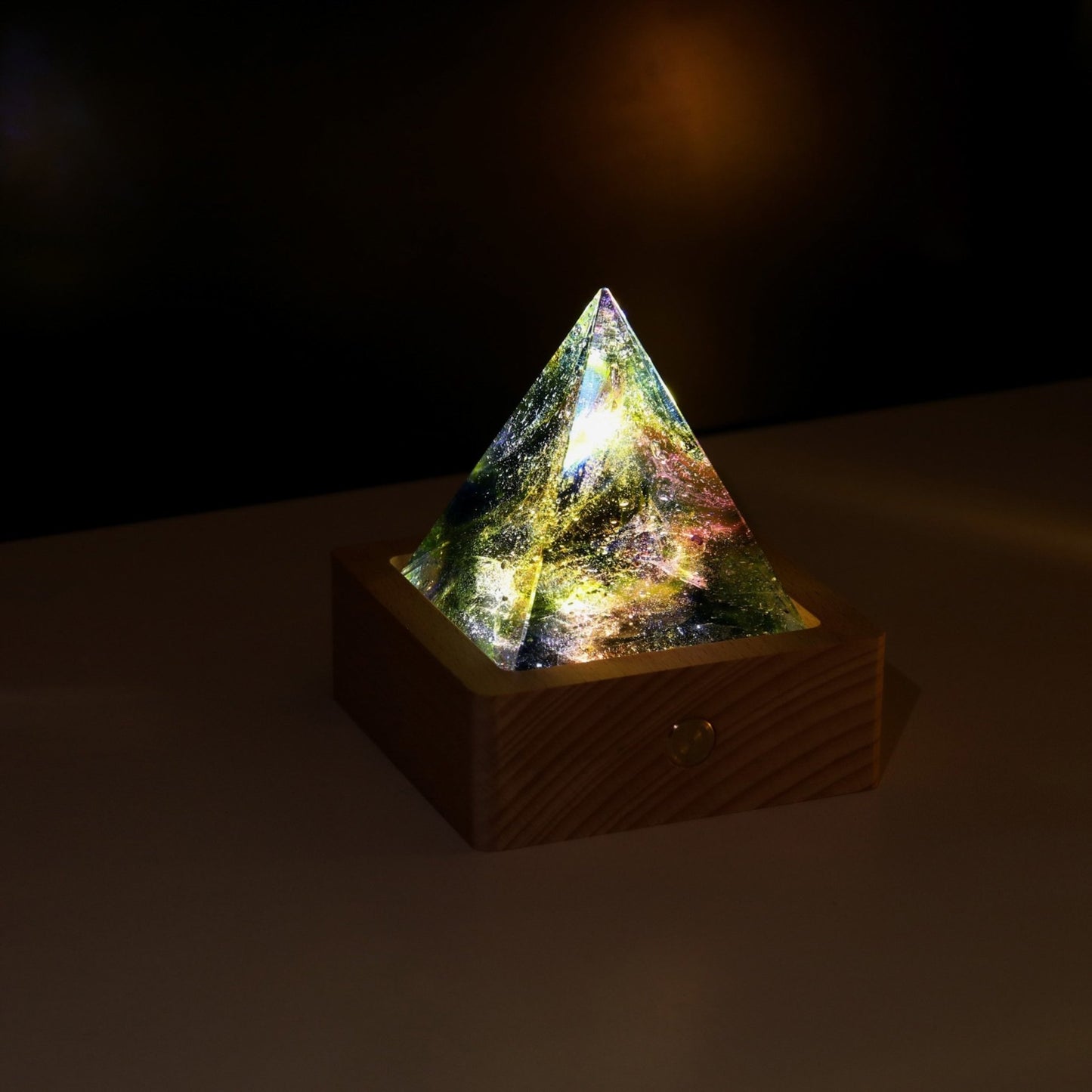 Starry Cosmic Pyramid - Space Mesmerise - Space Gifts | Lamps | Statues | Home Decor