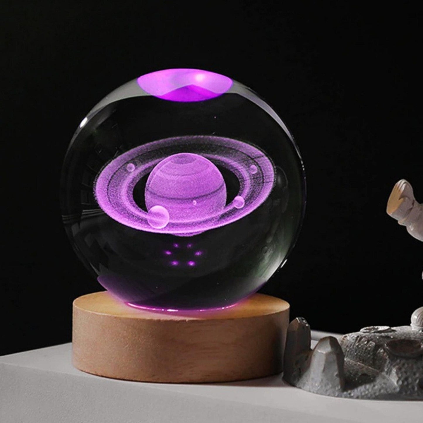 The Original Crystal Space Lamp (Colorful) - Space Mesmerise - Space Gifts | Lamps | Statues | Home Decor