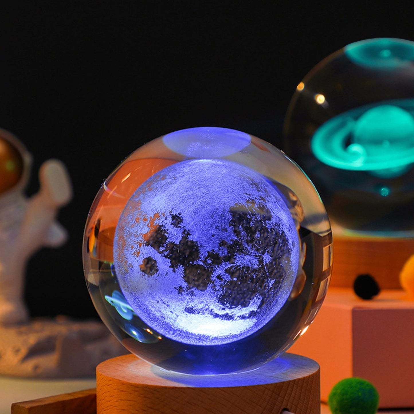 The Original Crystal Space Lamp (Colorful) - Space Mesmerise - Space Gifts | Lamps | Statues | Home Decor