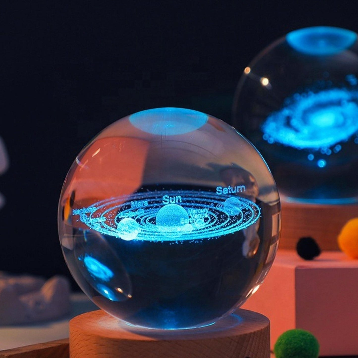 The Original Crystal Space Lamp (Colorful) - Space Mesmerise - Space Gifts | Lamps | Statues | Home Decor