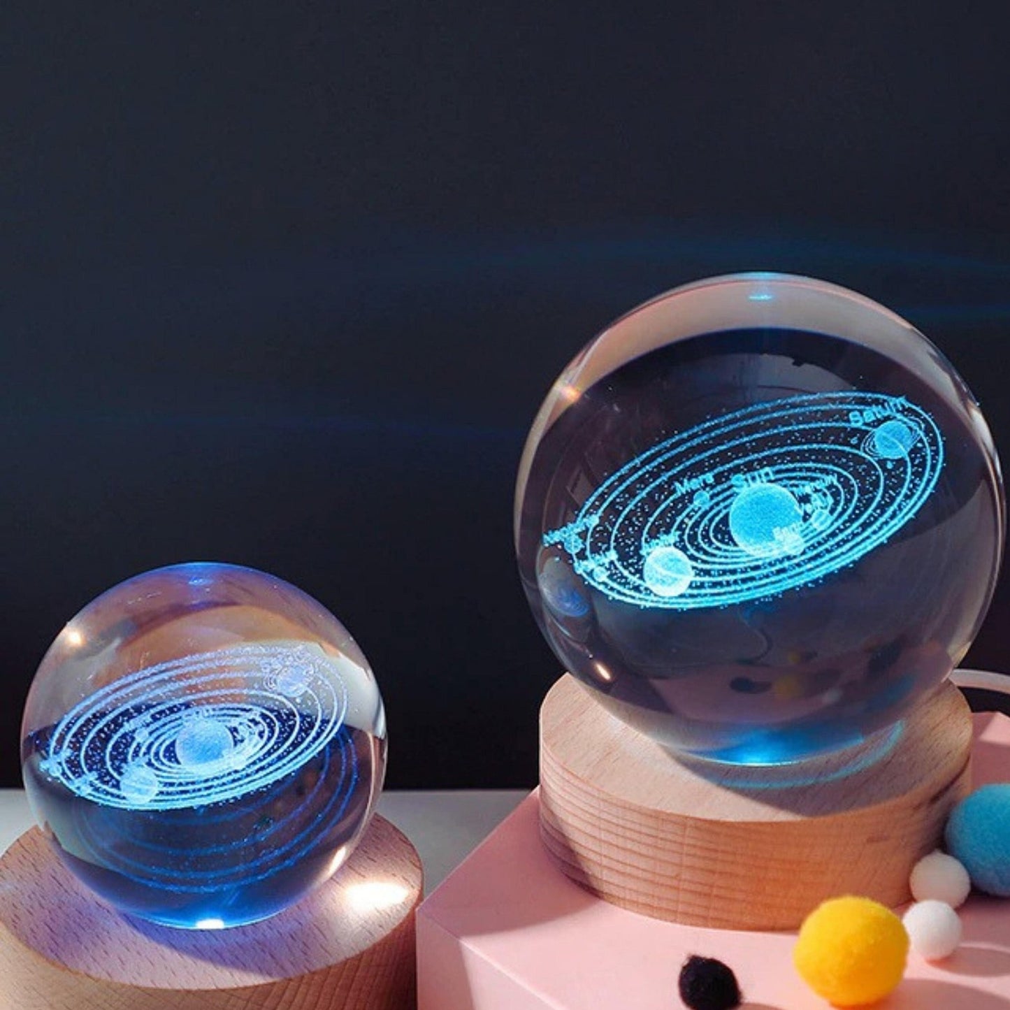The Original Crystal Space Lamp (Colorful) - Space Mesmerise - Space Gifts | Lamps | Statues | Home Decor