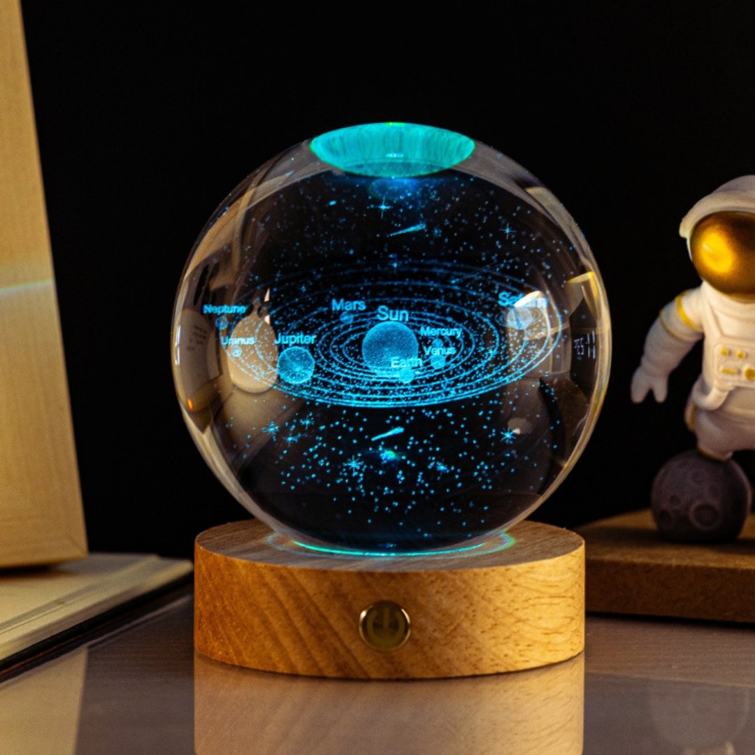 The Original Crystal Space Lamp (Colourful Wireless) - Space Mesmerise - Space Gifts | Lamps | Statues | Home Decor