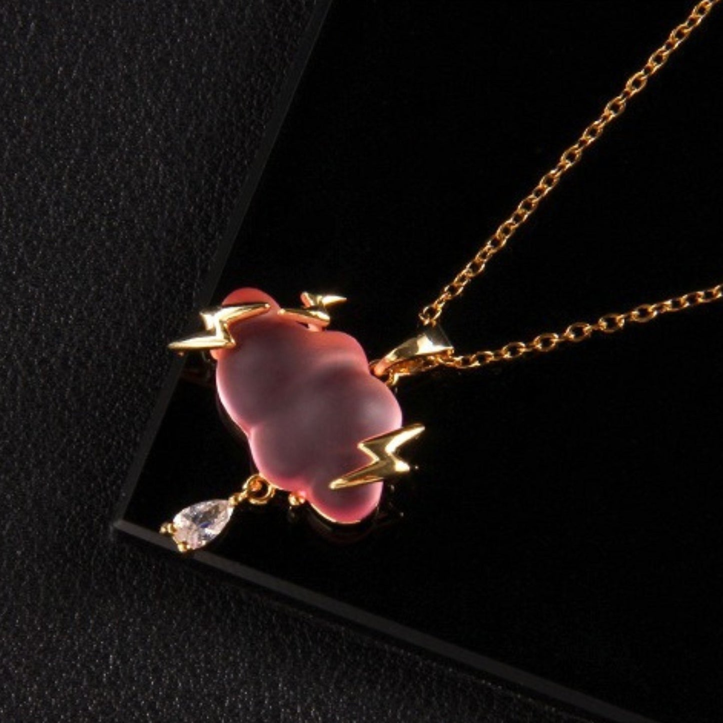 Thunderstorm Lightning Bolt Necklace - Space Mesmerise - Space Gifts | Lamps | Statues | Home Decor