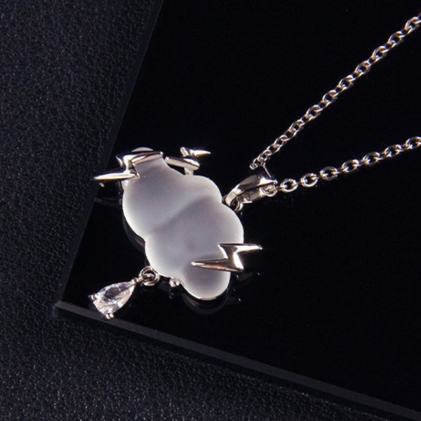 Thunderstorm Lightning Bolt Necklace - Space Mesmerise - Space Gifts | Lamps | Statues | Home Decor