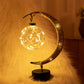 Rattan Moon Lamp