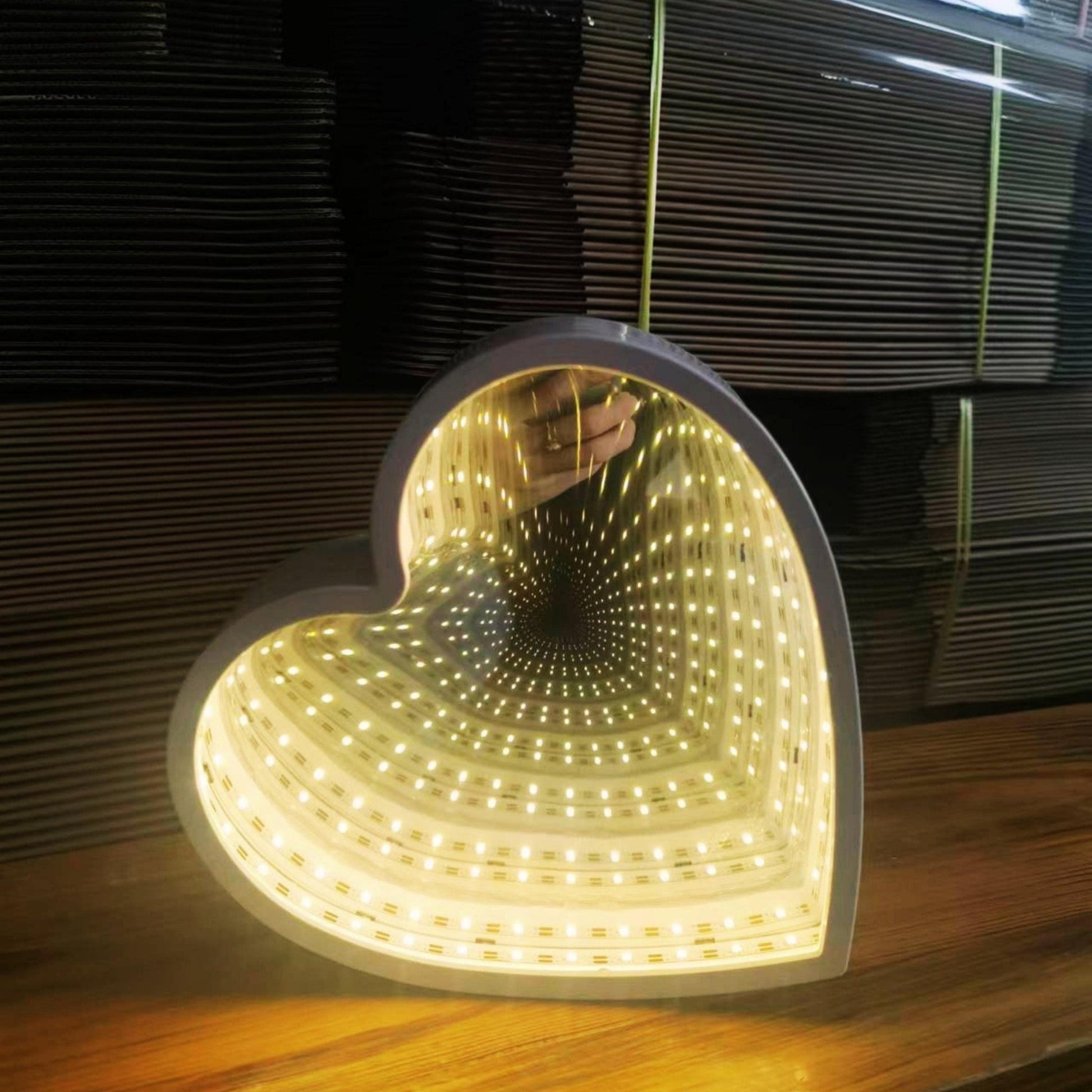 3D Infinity Mirror Tunnel Lights - Space Mesmerise - Space Gifts | Lamps | Statues | Home Decor