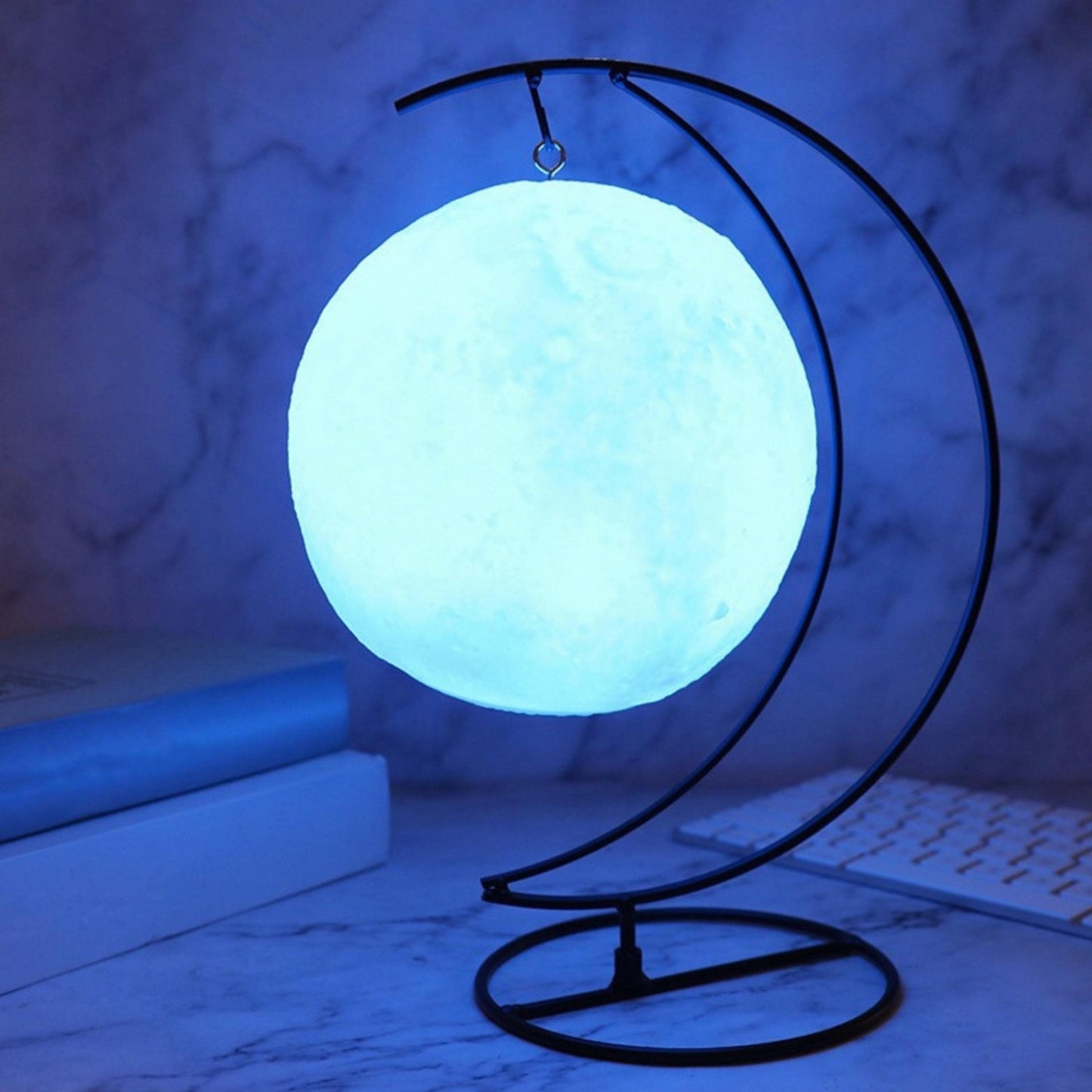 3D Printed Planet and Moon Lamp - Space Mesmerise - Space Gifts | Lamps | Statues | Home Decor