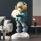 Astronaut on Crater Statue - Space Mesmerise - Space Gifts | Lamps | Statues | Home Decor