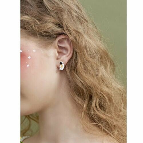 Space hot sale stud earrings