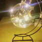 Festive Moon Lamp | Christmas Lights Ornament Globe | Wishing Bottle Glass Lamp with Cork