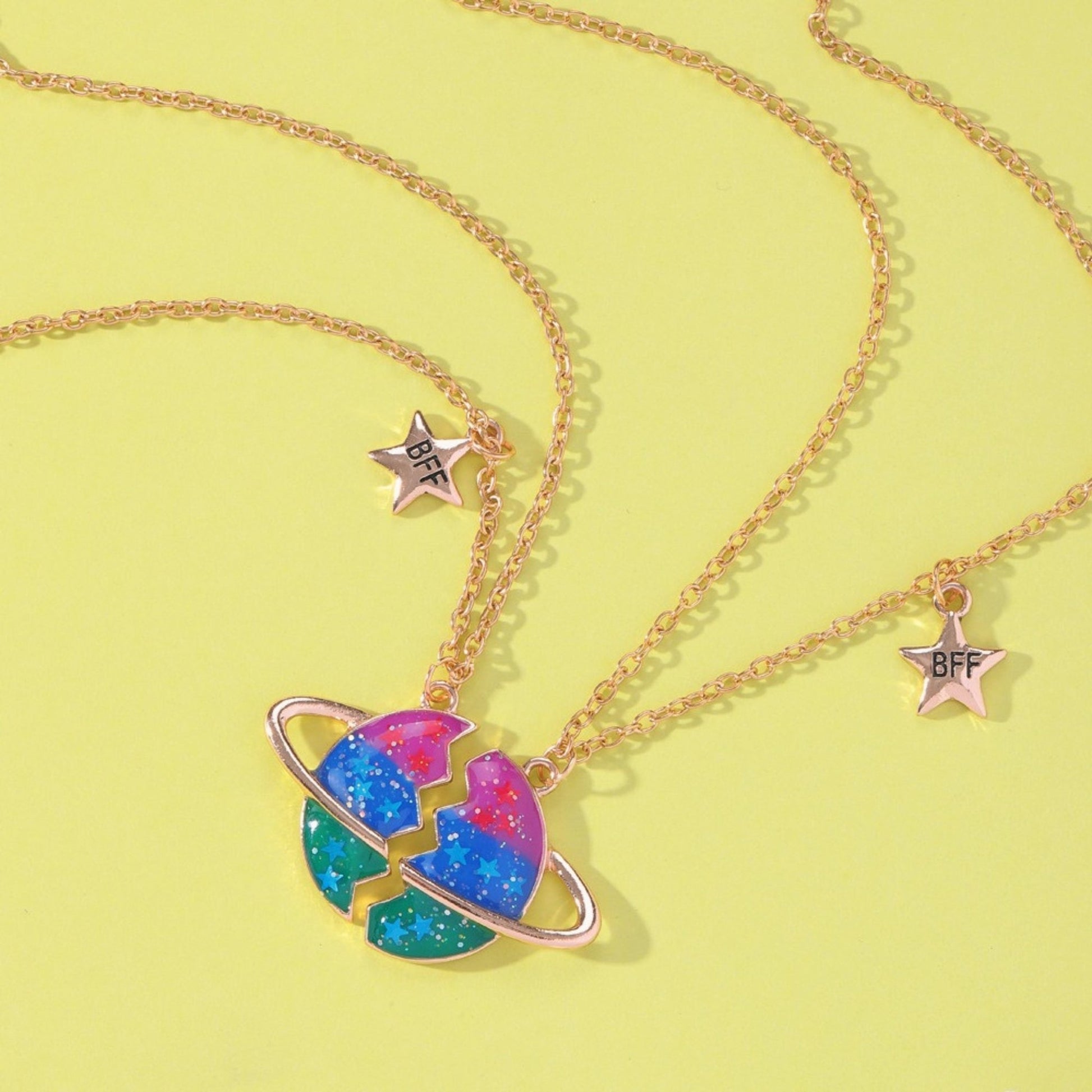 BFF Planet Necklace - Space Mesmerise - Space Gifts | Lamps | Statues | Home Decor