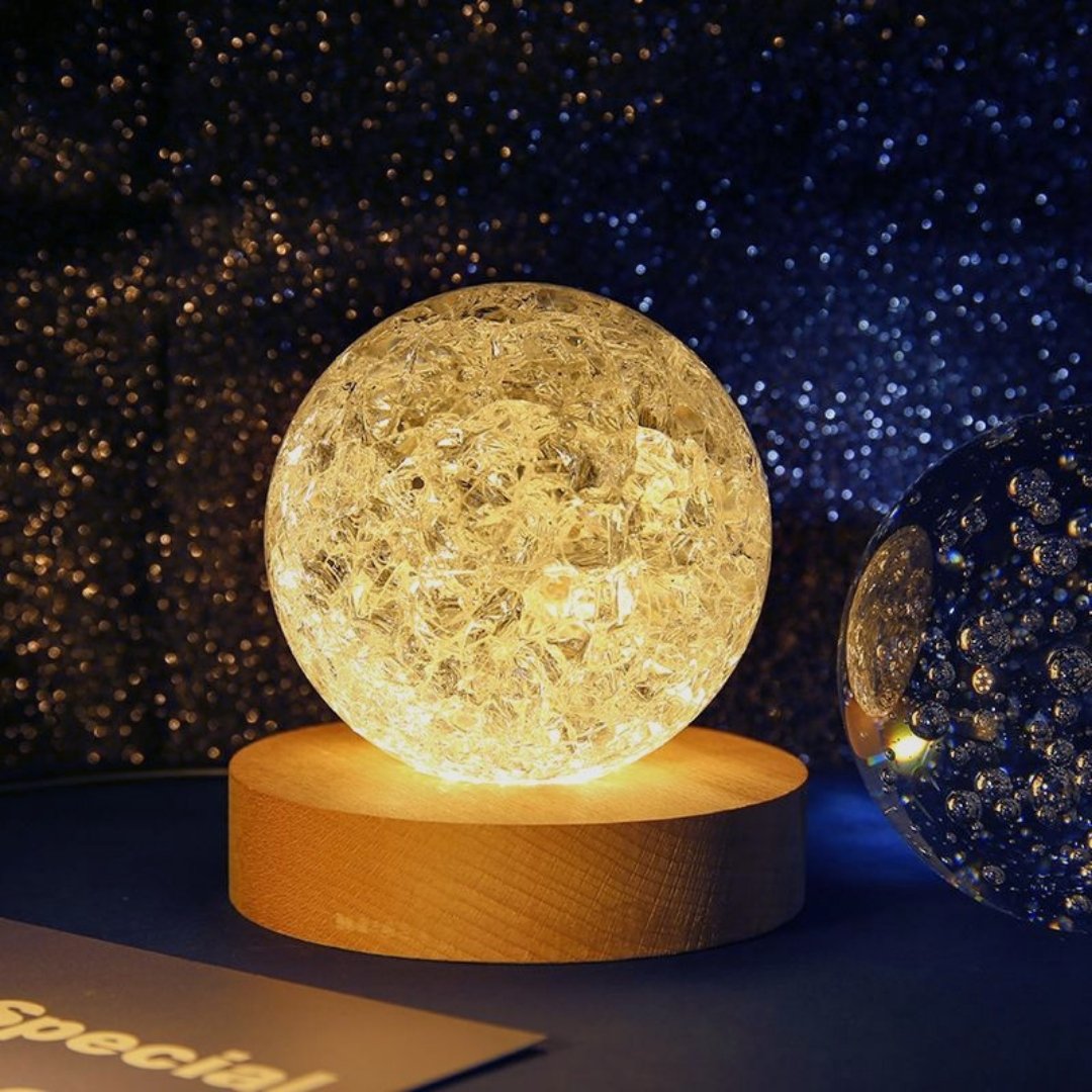 Bubble and Cracked Planet Lamp - Space Mesmerise - Space Gifts | Lamps | Statues | Home Decor