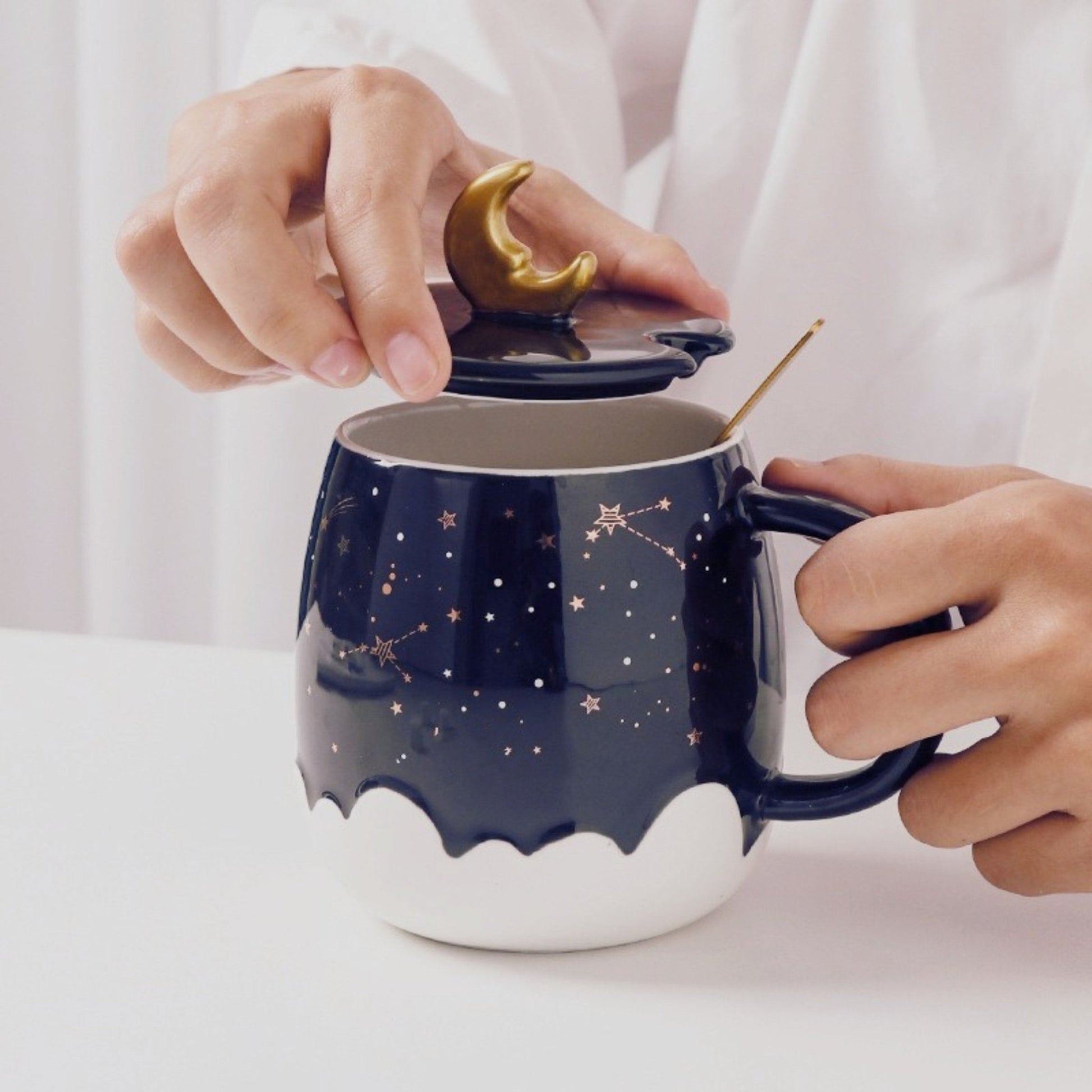 Celestial glitter galaxy tumbler, star coffee cup, travel mug, teacher –  GlitterGiftsAndMore