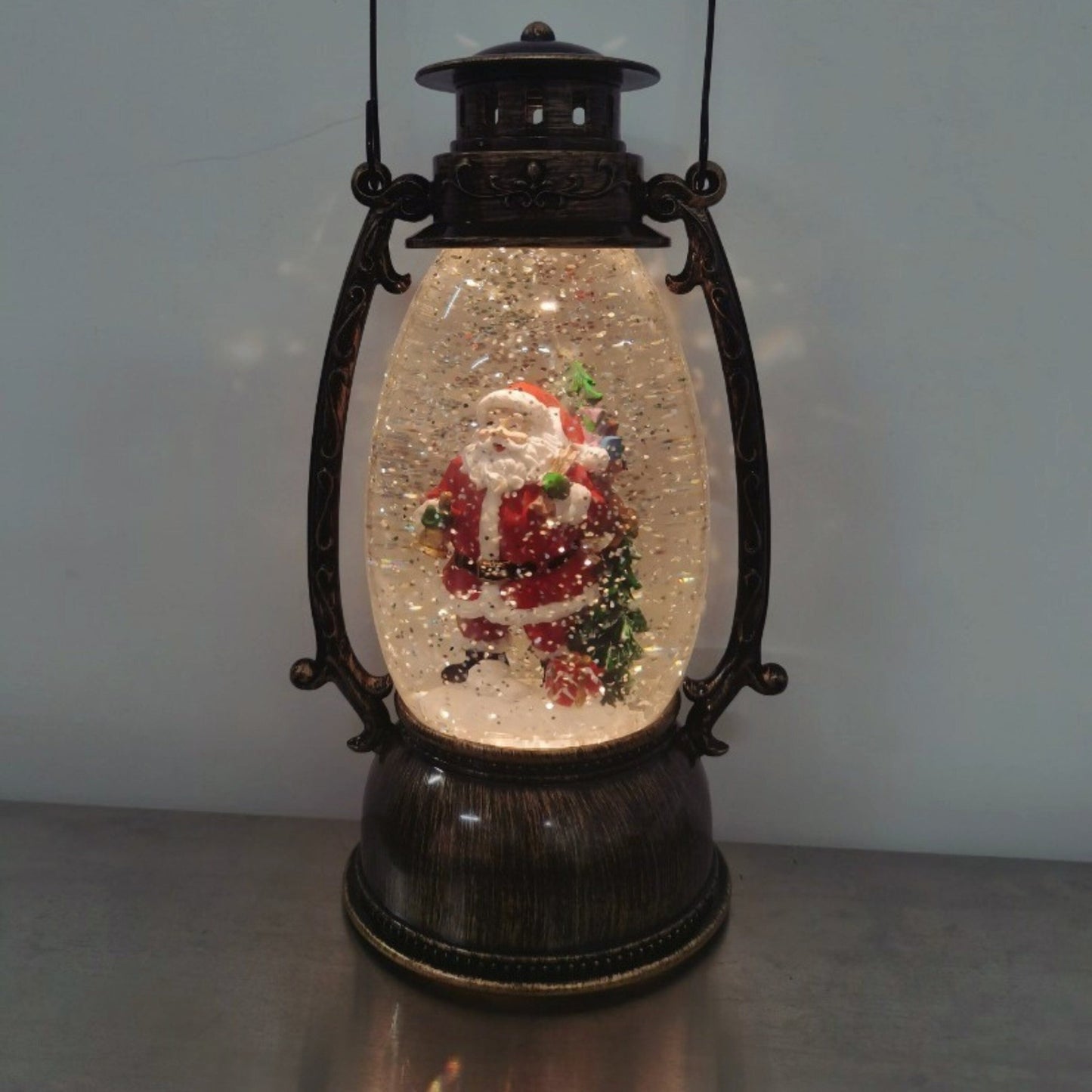 Christmas Snow Globe Lamp with Music Box - Space Mesmerise - Space Gifts | Lamps | Statues | Home Decor