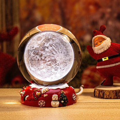 Christmas Snow Globe Space Themed Lamp - Space Mesmerise - Space Gifts | Lamps | Statues | Home Decor