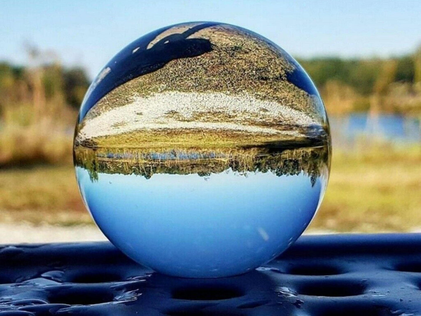 Clear Crystal Ball - Space Mesmerise - Space Gifts | Lamps | Statues | Home Decor