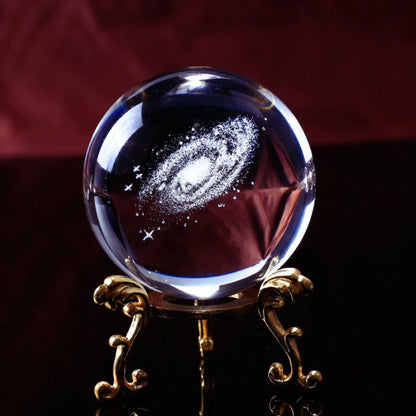 Crystal Galaxy Globe - Space Mesmerise - Space Gifts | Lamps | Statues | Home Decor