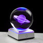 Crystal Saturn Globe - Space Mesmerise - Space Gifts | Lamps | Statues | Home Decor