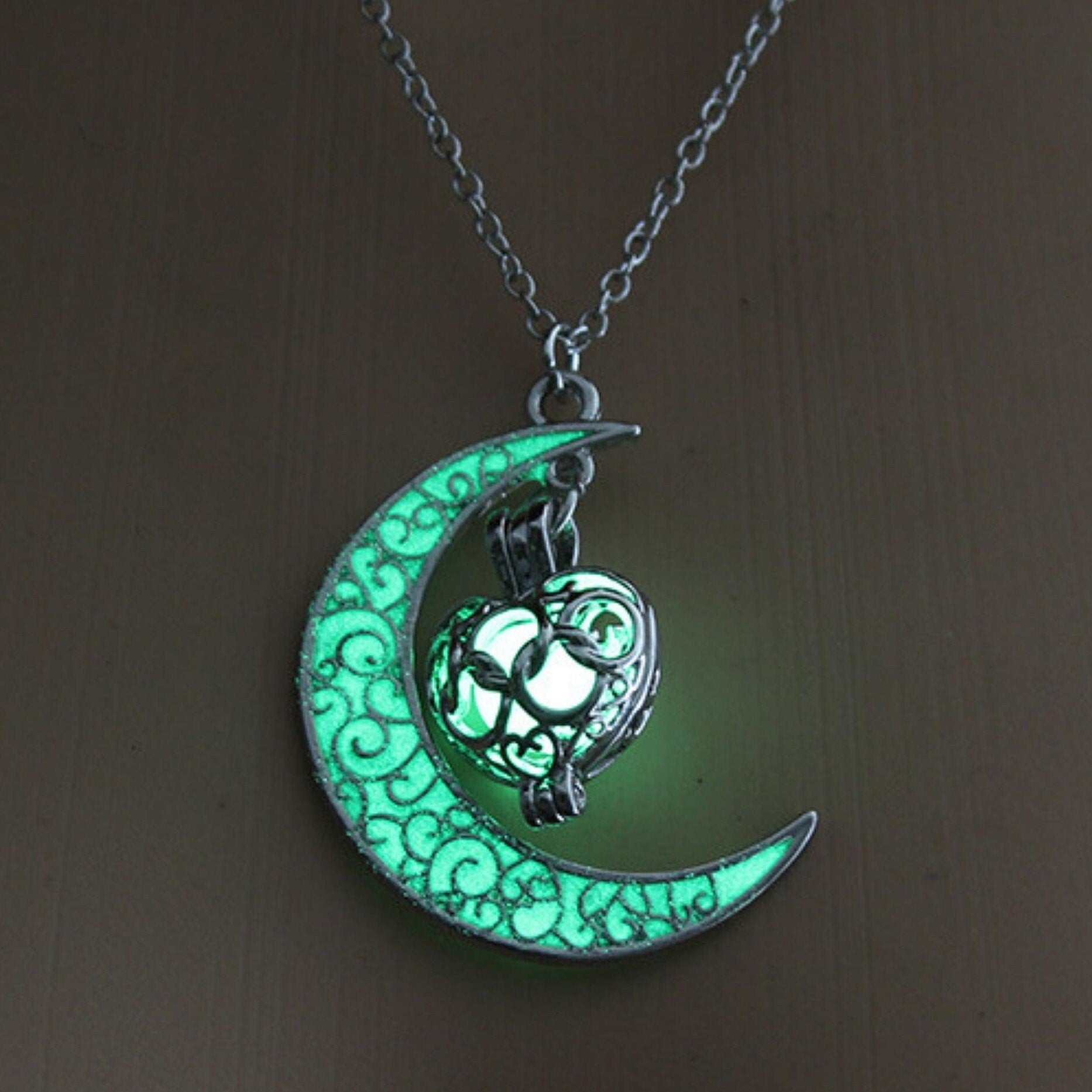 Glowing Moon Necklace - Space Mesmerise - Space Gifts | Lamps | Statues | Home Decor