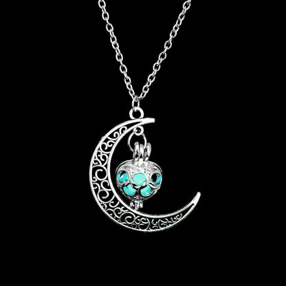 Glowing Moonstone Necklace - Space Mesmerise - Space Gifts | Lamps | Statues | Home Decor