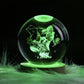 Horoscope Crystal Lamp (Colorful) - Space Mesmerise - Space Gifts | Lamps | Statues | Home Decor