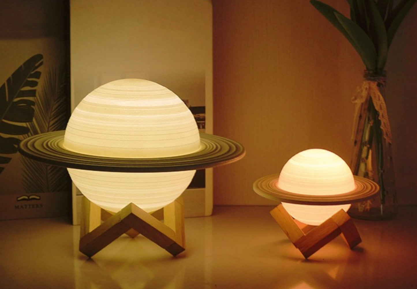 Kids Saturn Nightlight - Space Mesmerise - Space Gifts | Lamps | Statues | Home Decor
