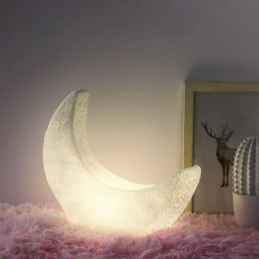 Large Crescent Moon Lamp - Space Mesmerise - Space Gifts | Lamps | Statues | Home Decor