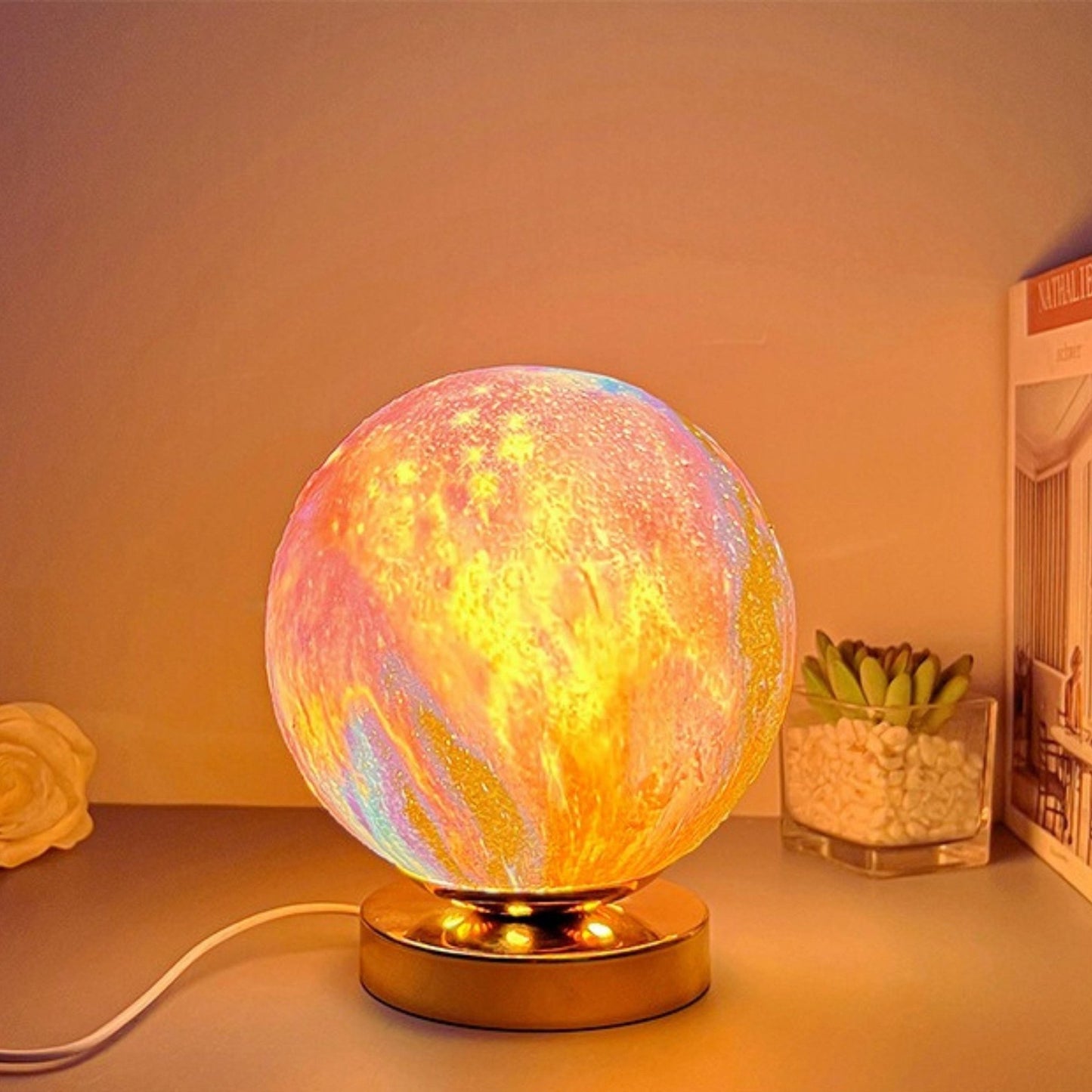 Molten Lava Planet Lamp - Space Mesmerise - Space Gifts | Lamps | Statues | Home Decor