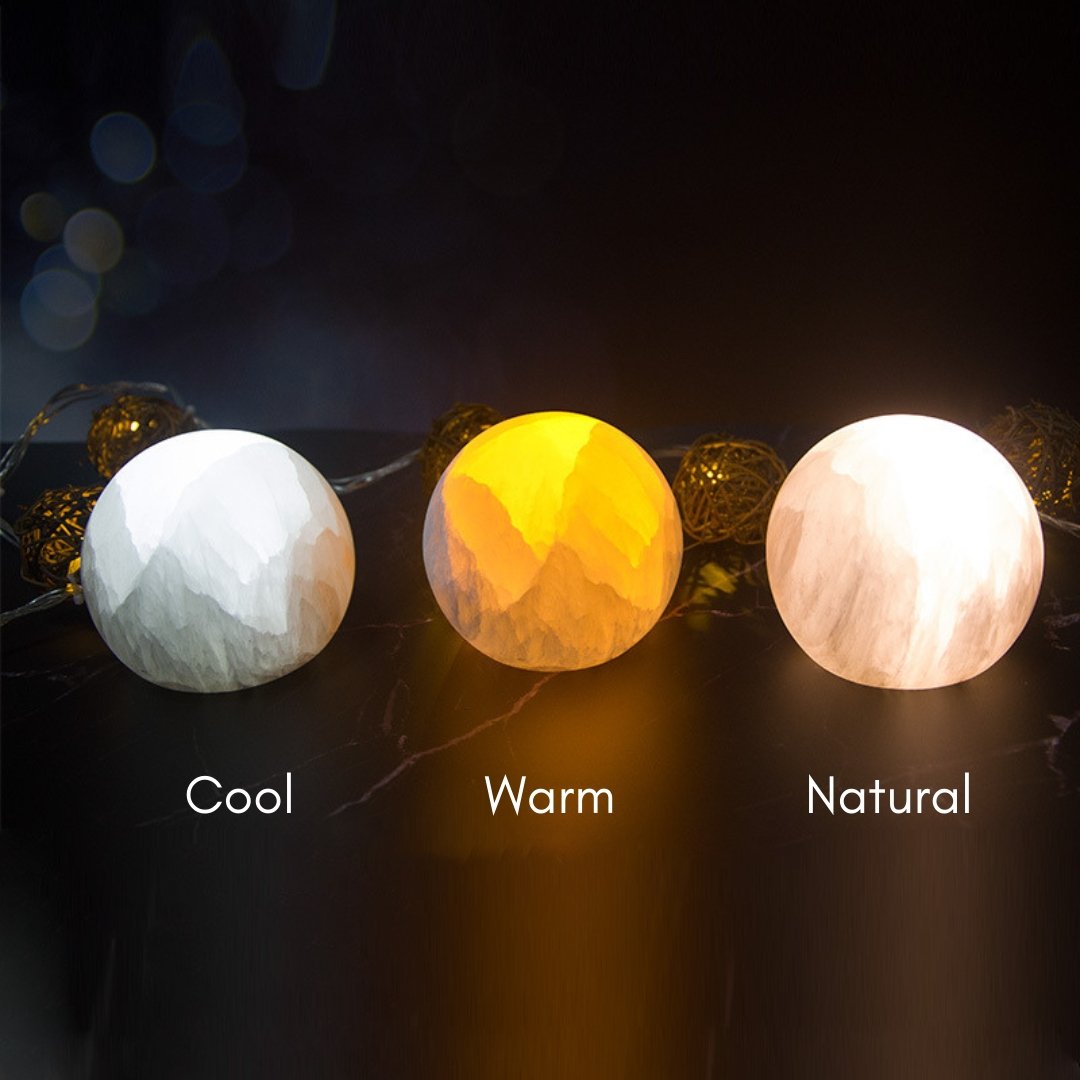 Natural Ore Moon Lamp - Space Mesmerise - Space Gifts | Lamps | Statues | Home Decor