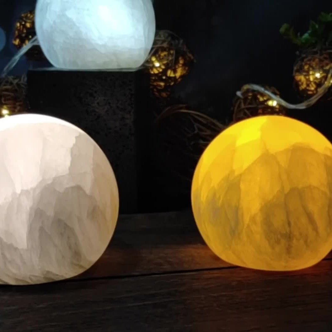 Natural Ore Moon Lamp - Space Mesmerise - Space Gifts | Lamps | Statues | Home Decor