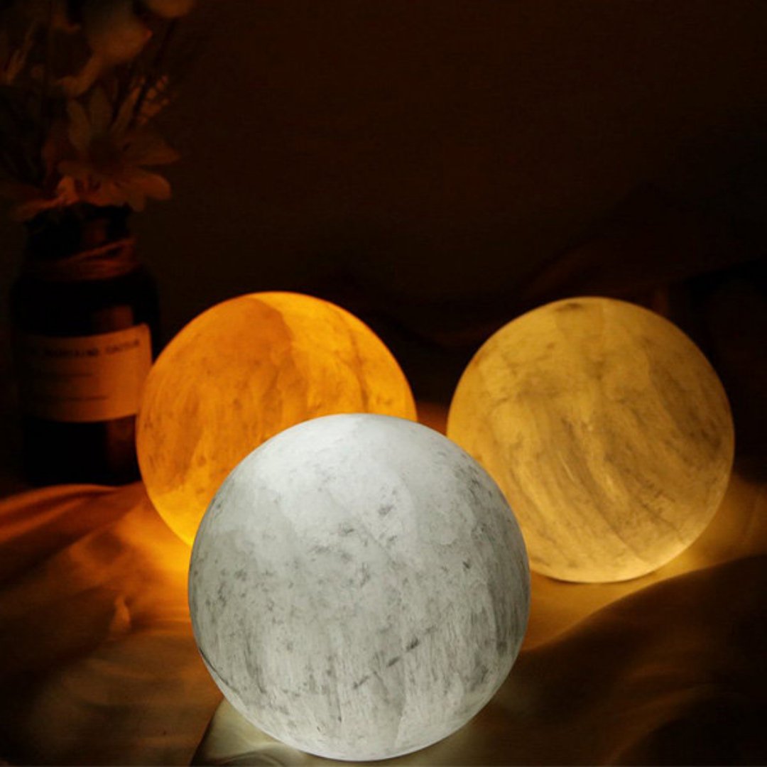 Natural Ore Moon Lamp - Space Mesmerise - Space Gifts | Lamps | Statues | Home Decor