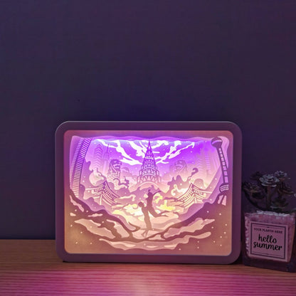 Paper Carving Lamp - Space Mesmerise - Space Gifts | Lamps | Statues | Home Decor