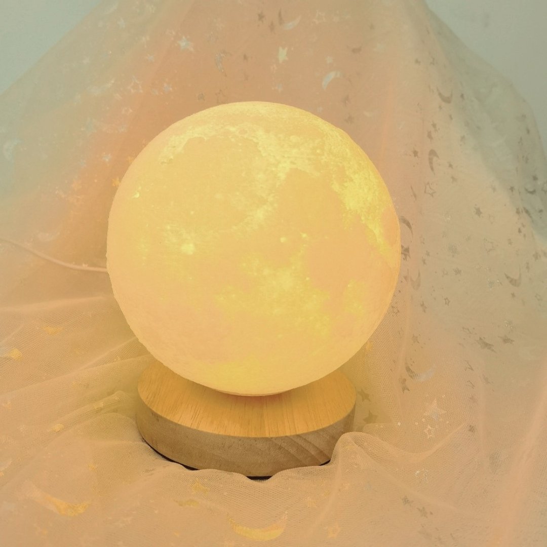 Rotating Moon Lamp - Space Mesmerise - Space Gifts | Lamps | Statues | Home Decor